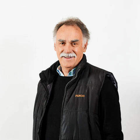 David Garvey, Company Director of local plywood supplier Plyco which delivers Laserply panels across New Zealand