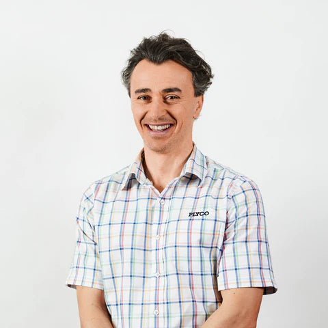 Michael Butera, team member at local plywood supplier Plyco which delivers Laserply panels across New Zealand