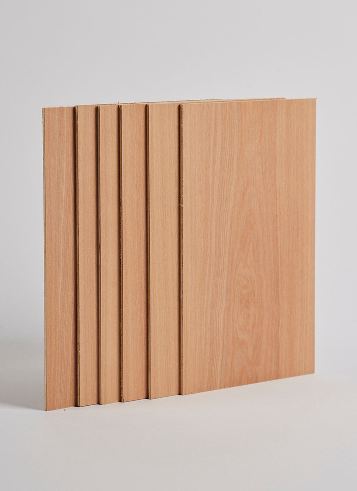 New Zealand plywood supplier Plyco's 3mm Coachwood Legnoply available in a free sample pack for laser cutting and engraving on a white background